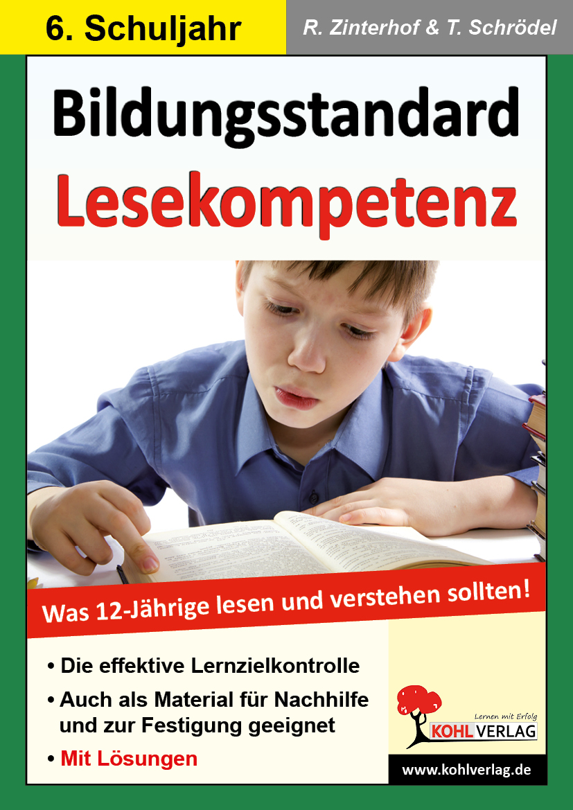 Bildungsstandard Lesekompetenz / Klasse 6 Bildungsstandard Lesekompetenz / Klasse 6