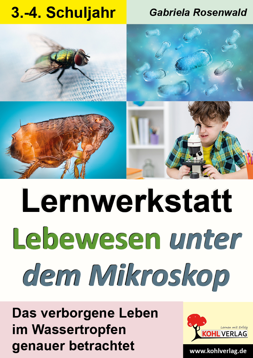 Lernwerkstatt Lebewesen unter dem Mikroskop / Klasse 3-4