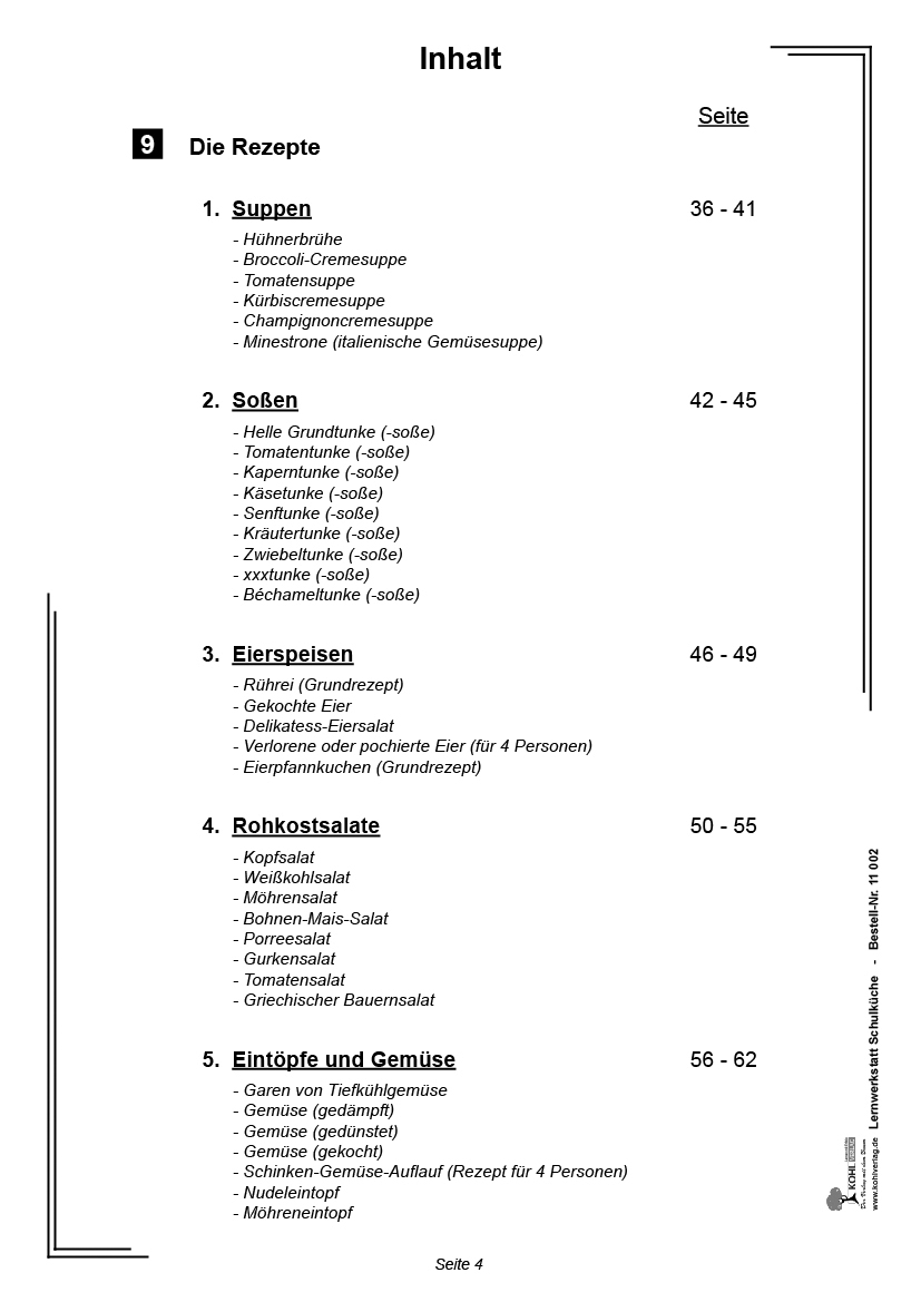 Lernwerkstatt Schulküche