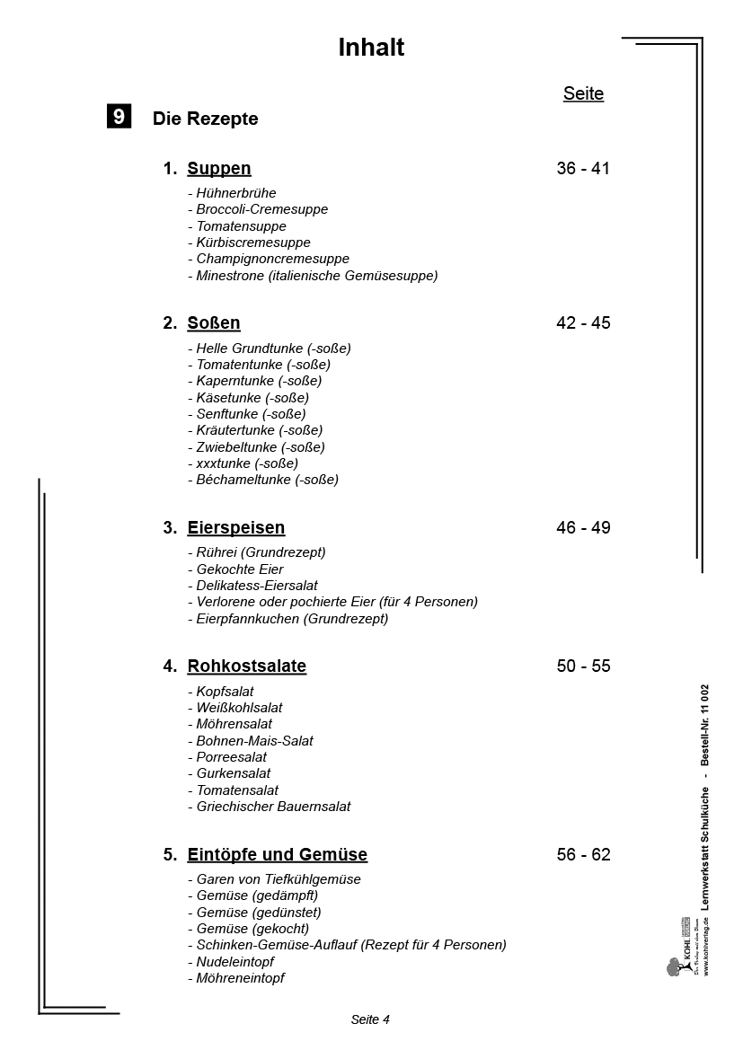 Lernwerkstatt Schulküche