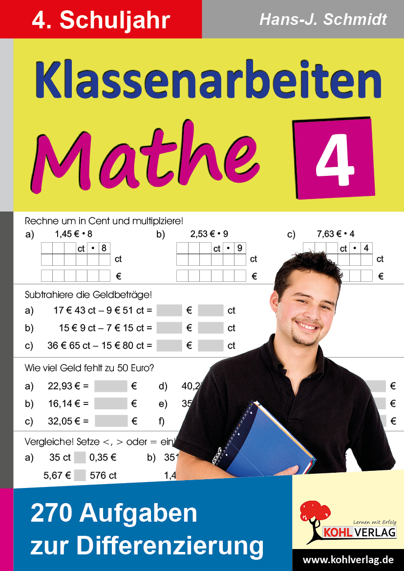 Klassenarbeiten MATHE / Klasse 4 Klassenarbeiten MATHE / Klasse 4