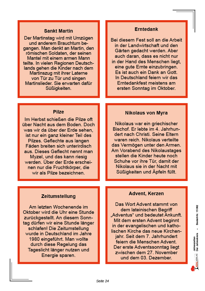 Jahreszeiten Jahreszeiten