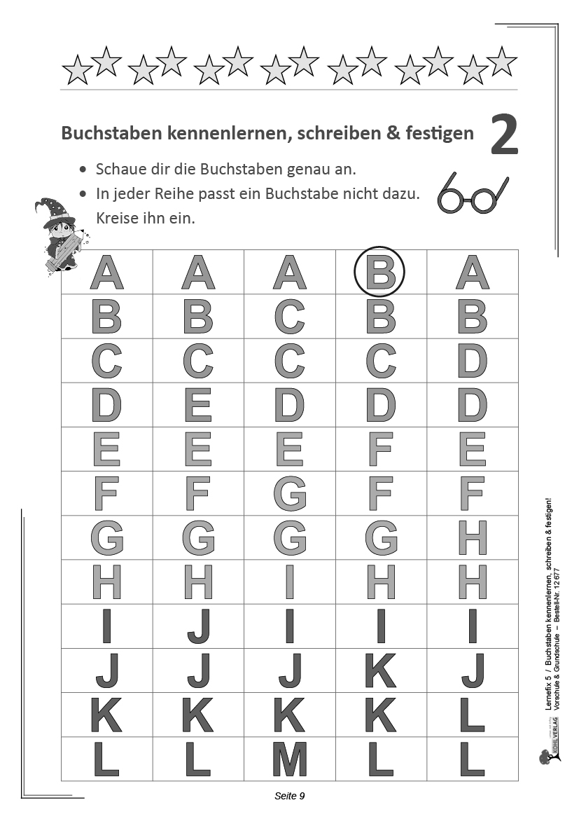 Lernefix / Band 5: Buchstaben kennenlernen, verstehen & festigen