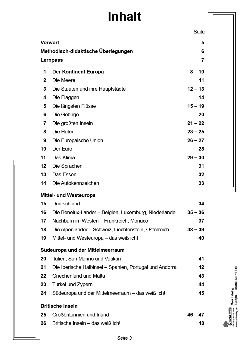 Merktraining Europa