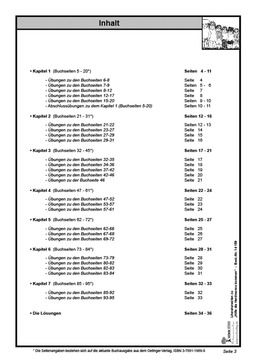 Hilfe die Herdmanns kommen - Literaturseiten