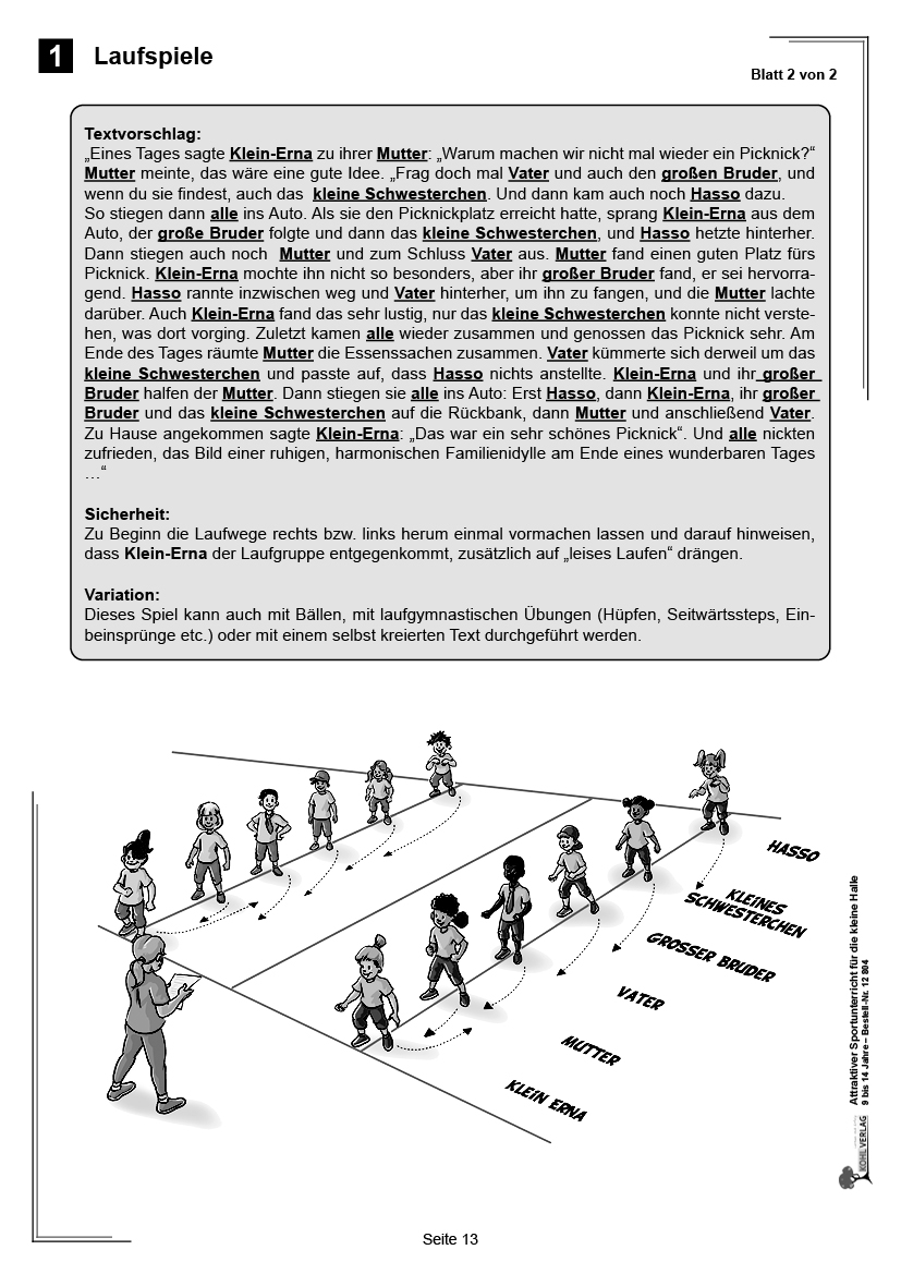 Attraktiver Sportunterricht für die kleine Halle