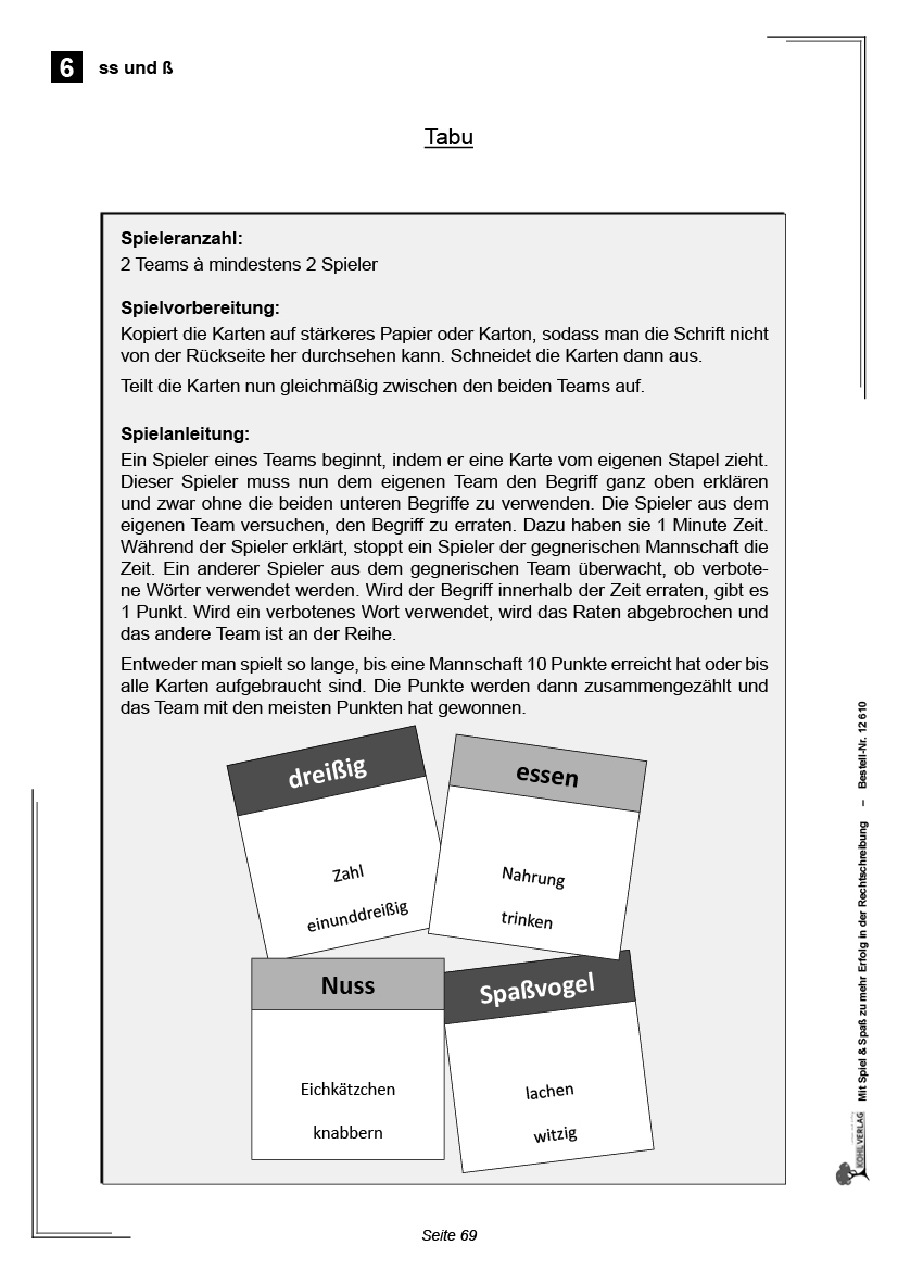 Mit Spiel & Spaß zu mehr Erfolg in der Rechtschreibung