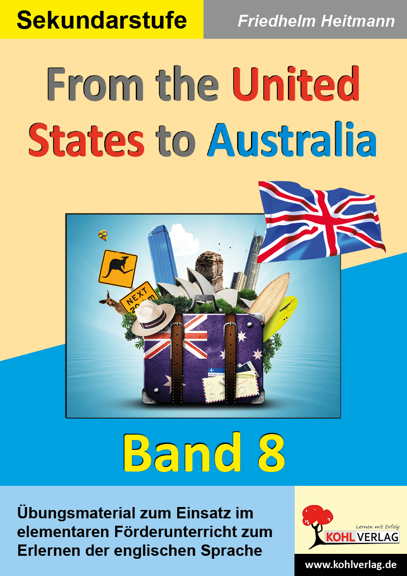 From the United States to Australia - English - quite easy! / Band 8