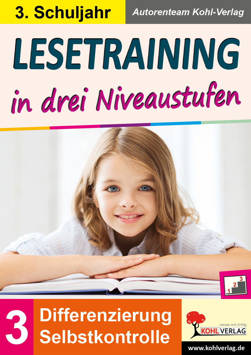 Lesetraining in drei Niveaustufen / Klasse 3