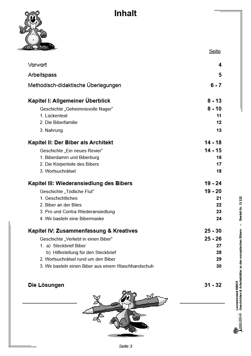 Lernwerkstatt Biber Lernwerkstatt Biber