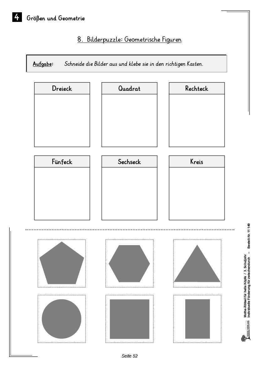 Mathe-Rätsel für helle Köpfe / Klasse 3
