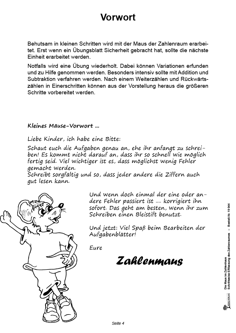 Die Maus im Zahlenhaus