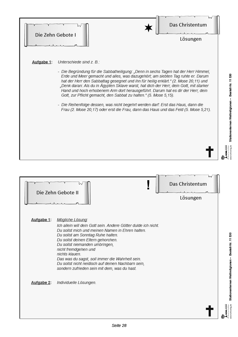 Stationenlernen Weltreligionen