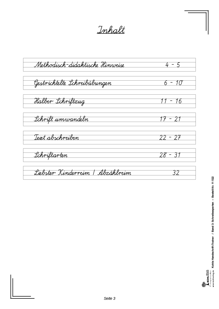 Handschrift-Trainer 4 - SCHREIBEXPERTEN