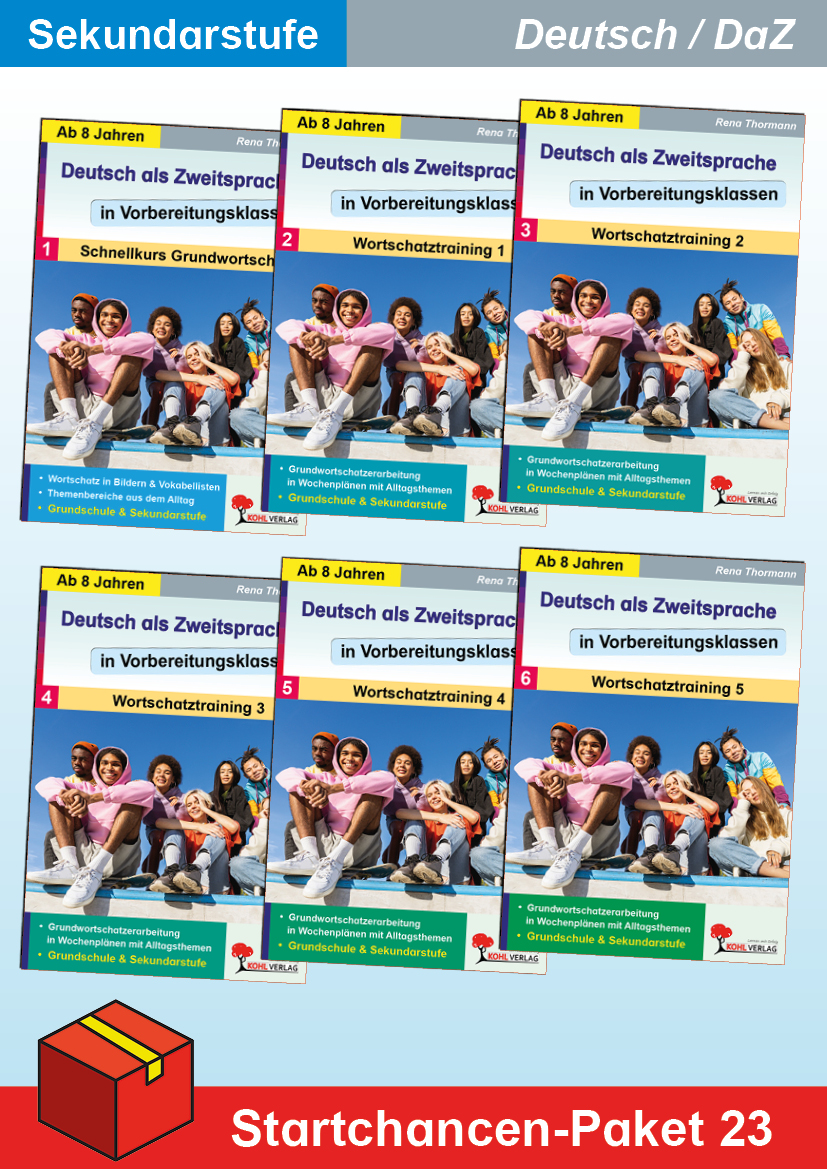 Startchancen-Paket 23 (Deutsch als Zweitsprache): DaZ in Vorbereitungsklassen