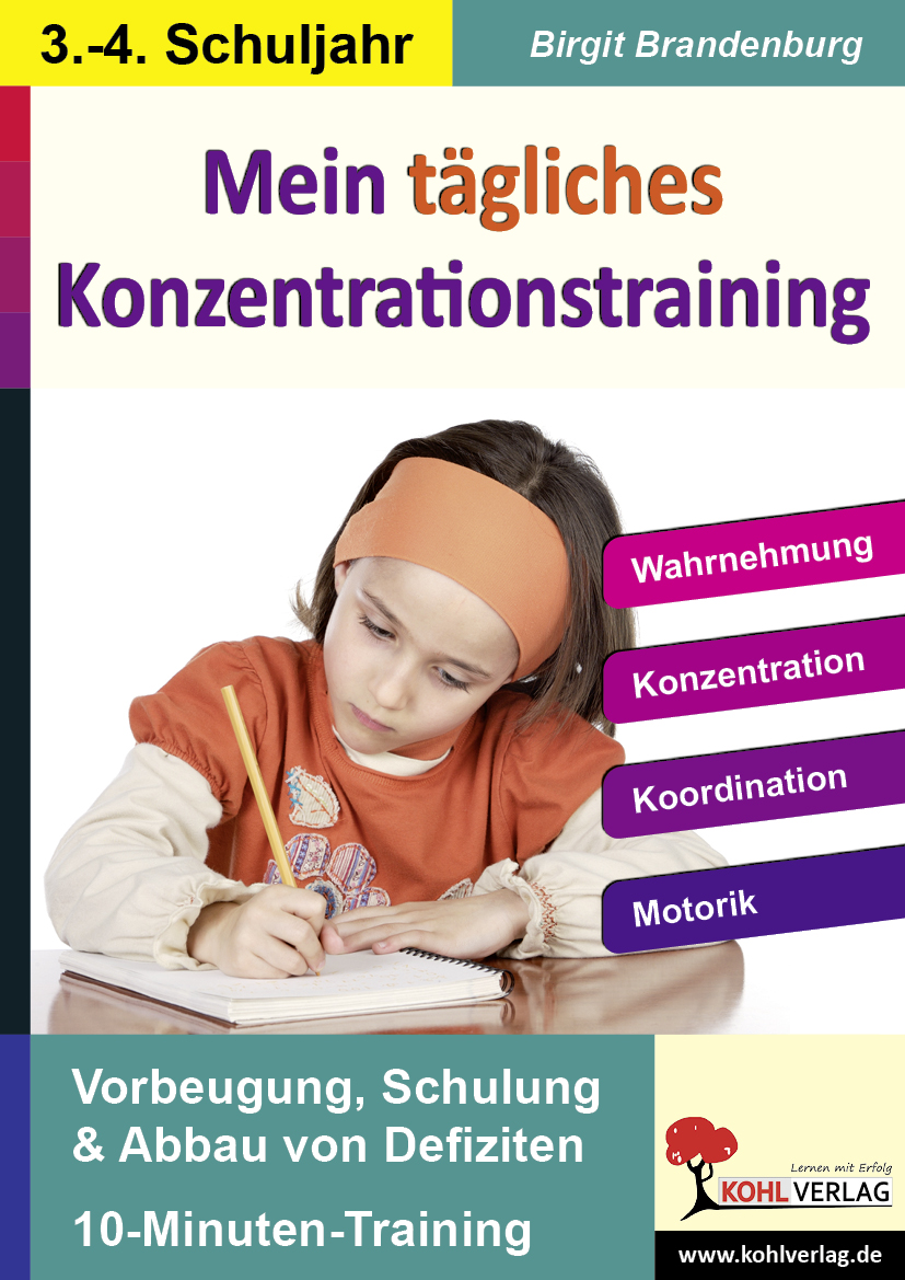 Mein tägliches Konzentrationstraining, 3./4. Schuljahr