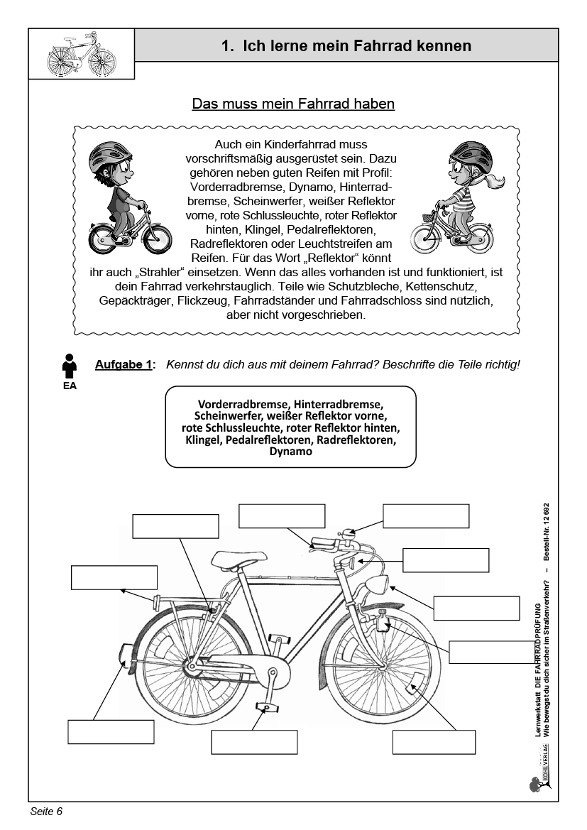 Lernwerkstatt Die Fahrradprüfung