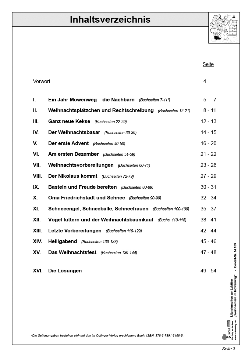 Weihnachten im Möwenweg Literaturseiten