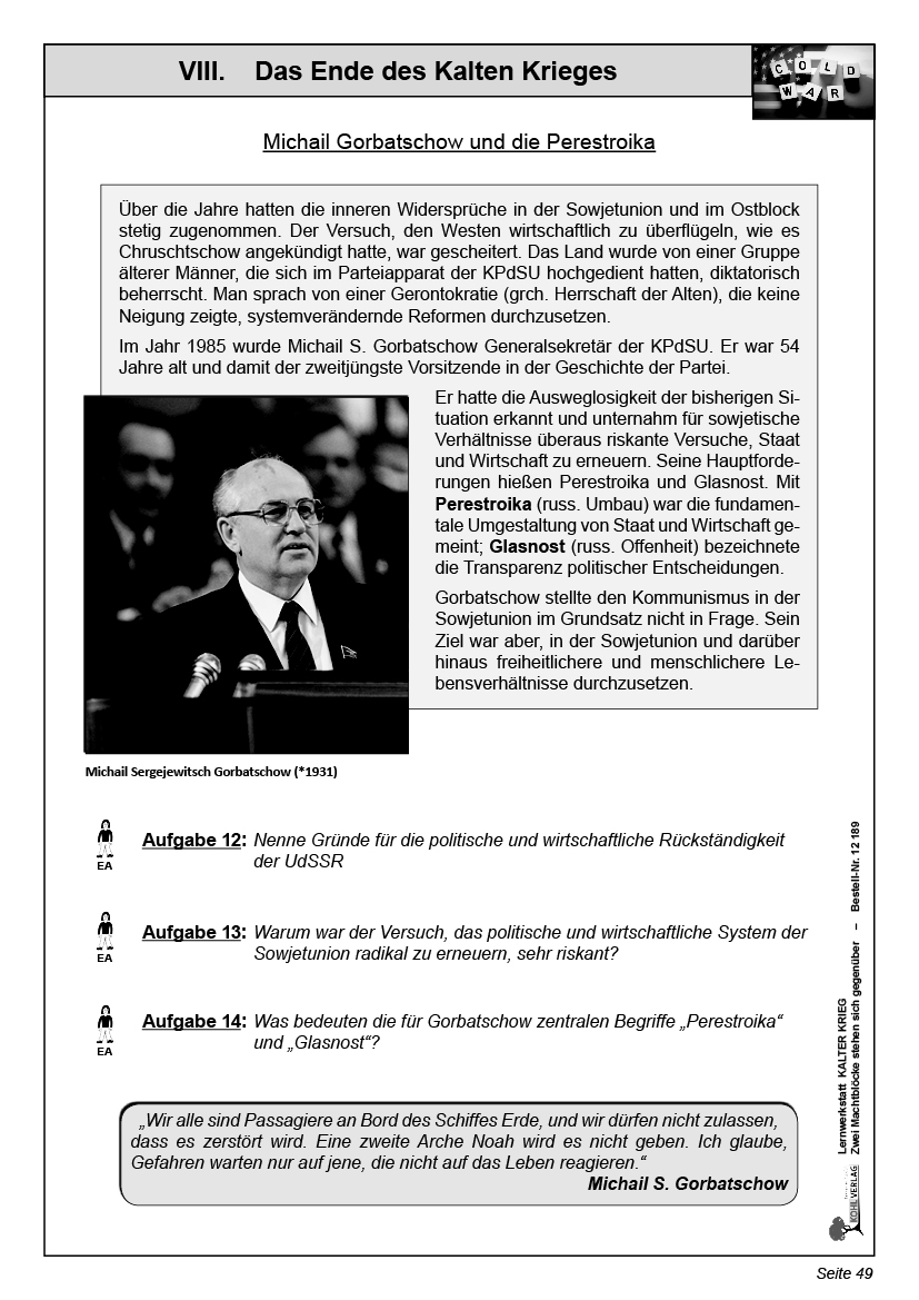 Lernwerkstatt Kalter Krieg Lernwerkstatt Kalter Krieg