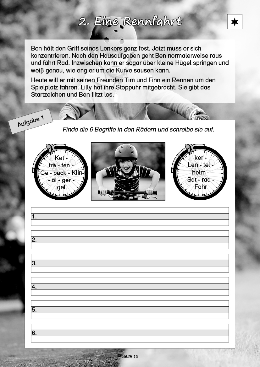 Lesetraining in drei Niveaustufen / Klasse 1