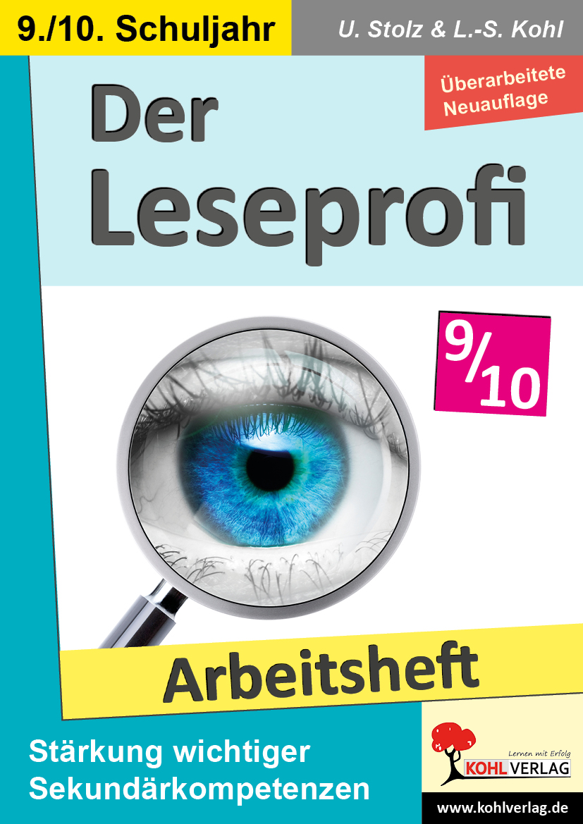 Der Leseprofi - Arbeitsheft / Klasse 9-10