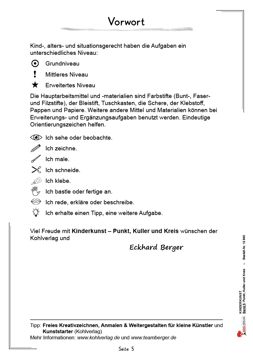 Kinderkunst / Band 5: Punkt, Kuller & Kreis