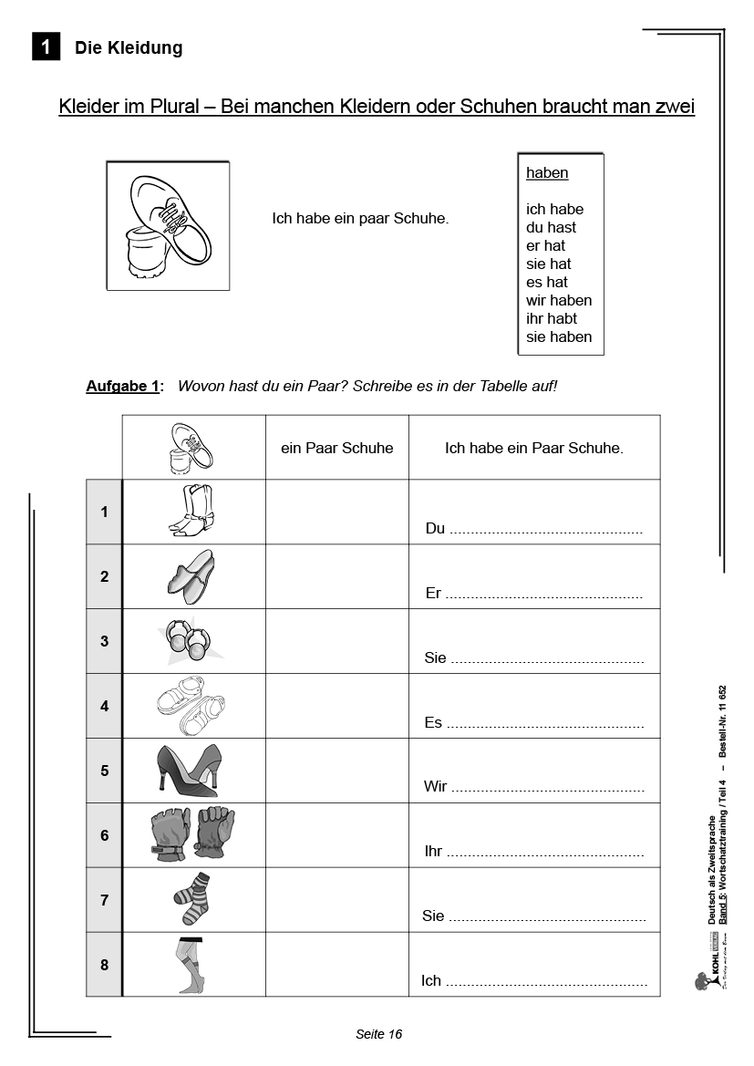 Deutsch als Zweitsprache in Vorbereitungsklassen V