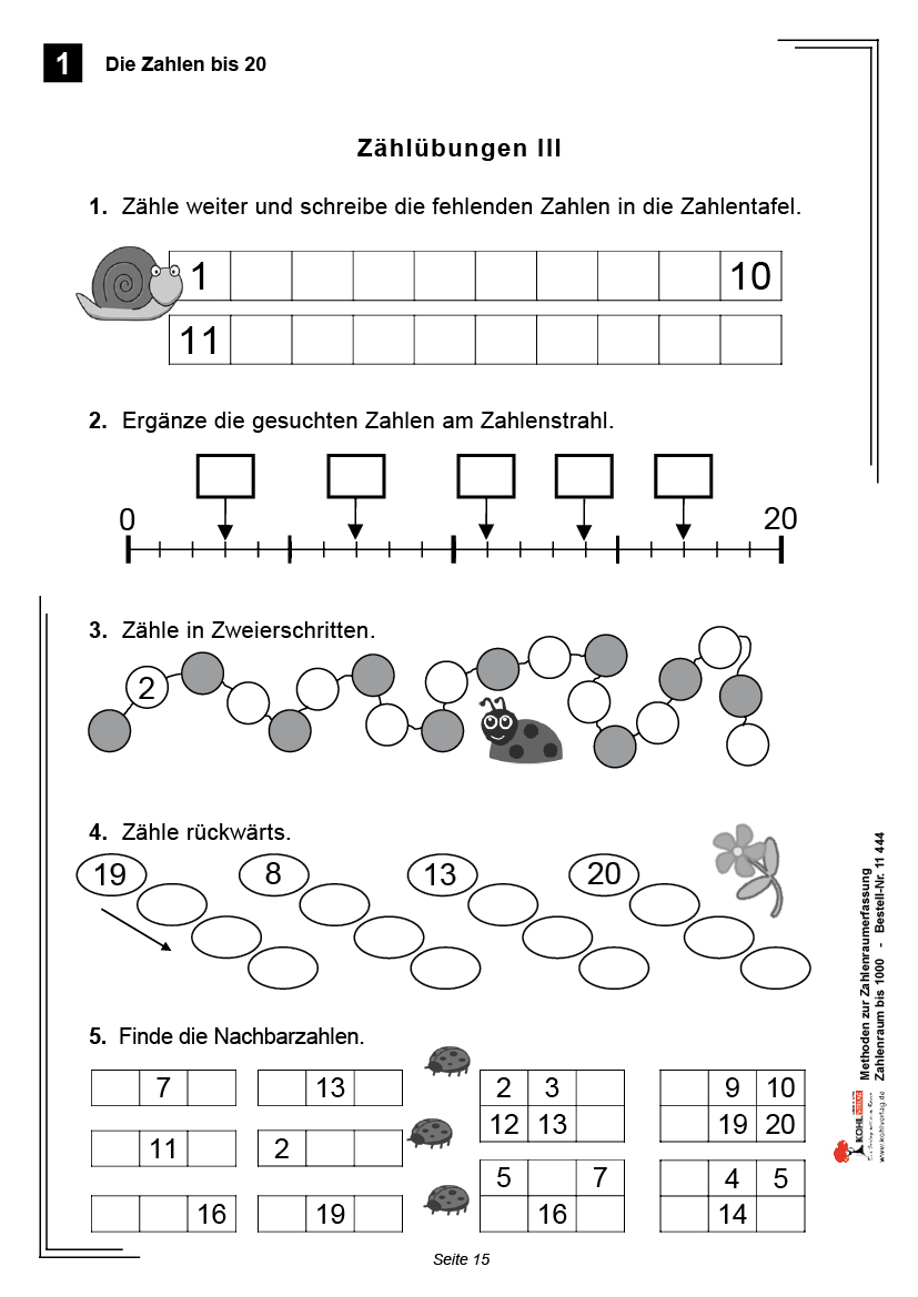 Methoden zur Zahlenraumerfassung