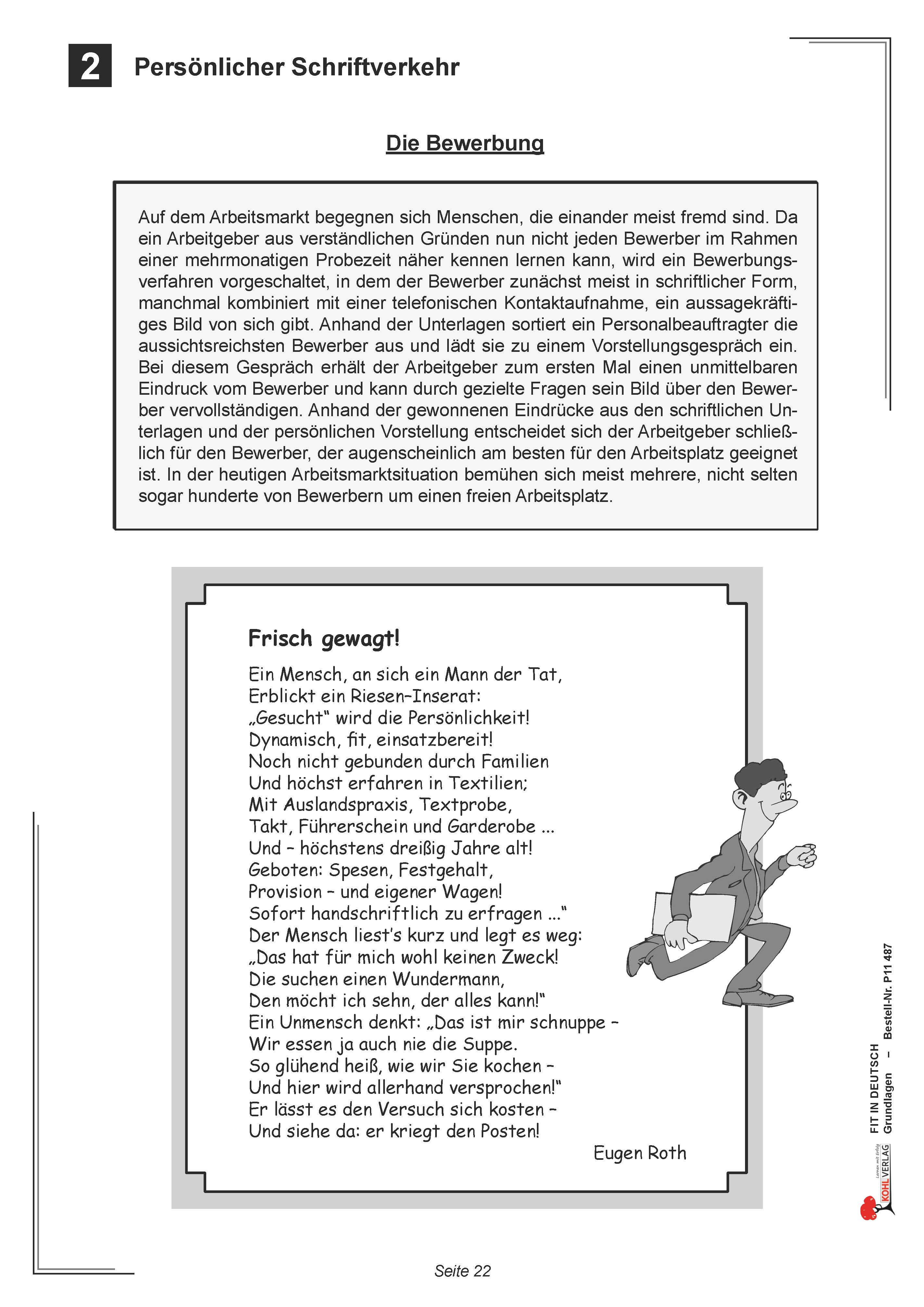 Fit in Deutsch - Grundlagen: Persönlicher Schriftverkehr