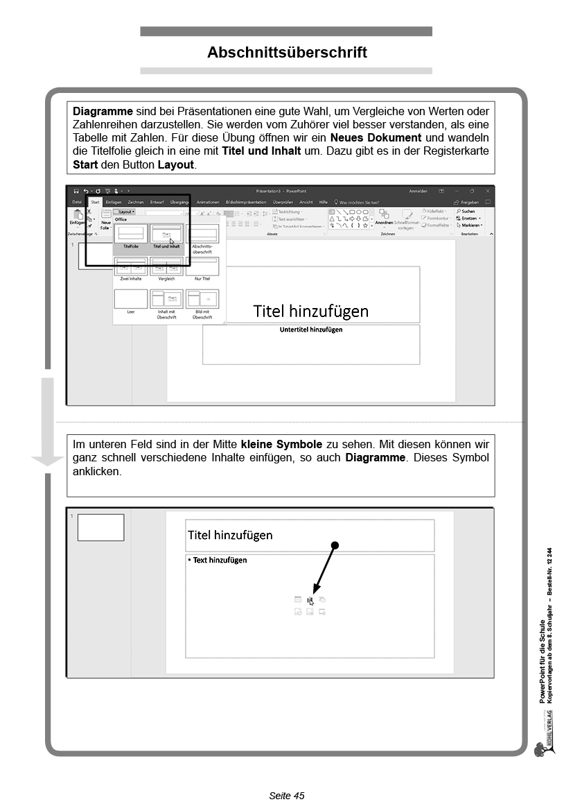 PowerPoint für die Schule