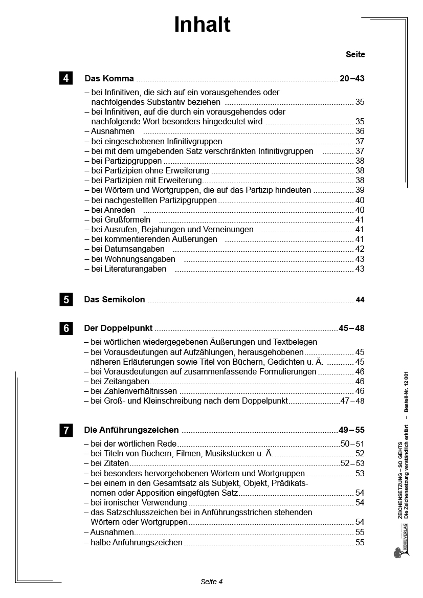 Zeichensetzung - So gehts!