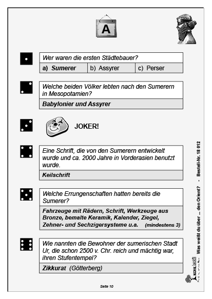 Was weißt du über ... den Orient?