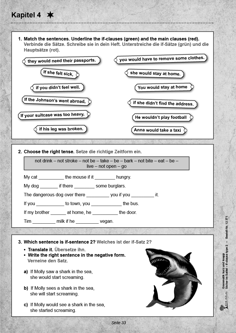 Englische Grammatik kurz & knapp / Band 2: if-clauses II