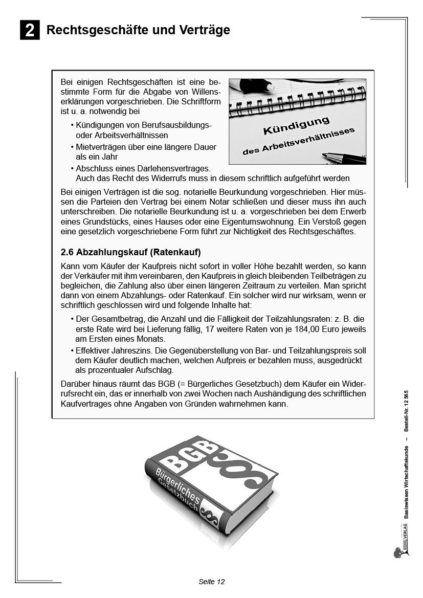 Basiswissen Wirtschaftskunde