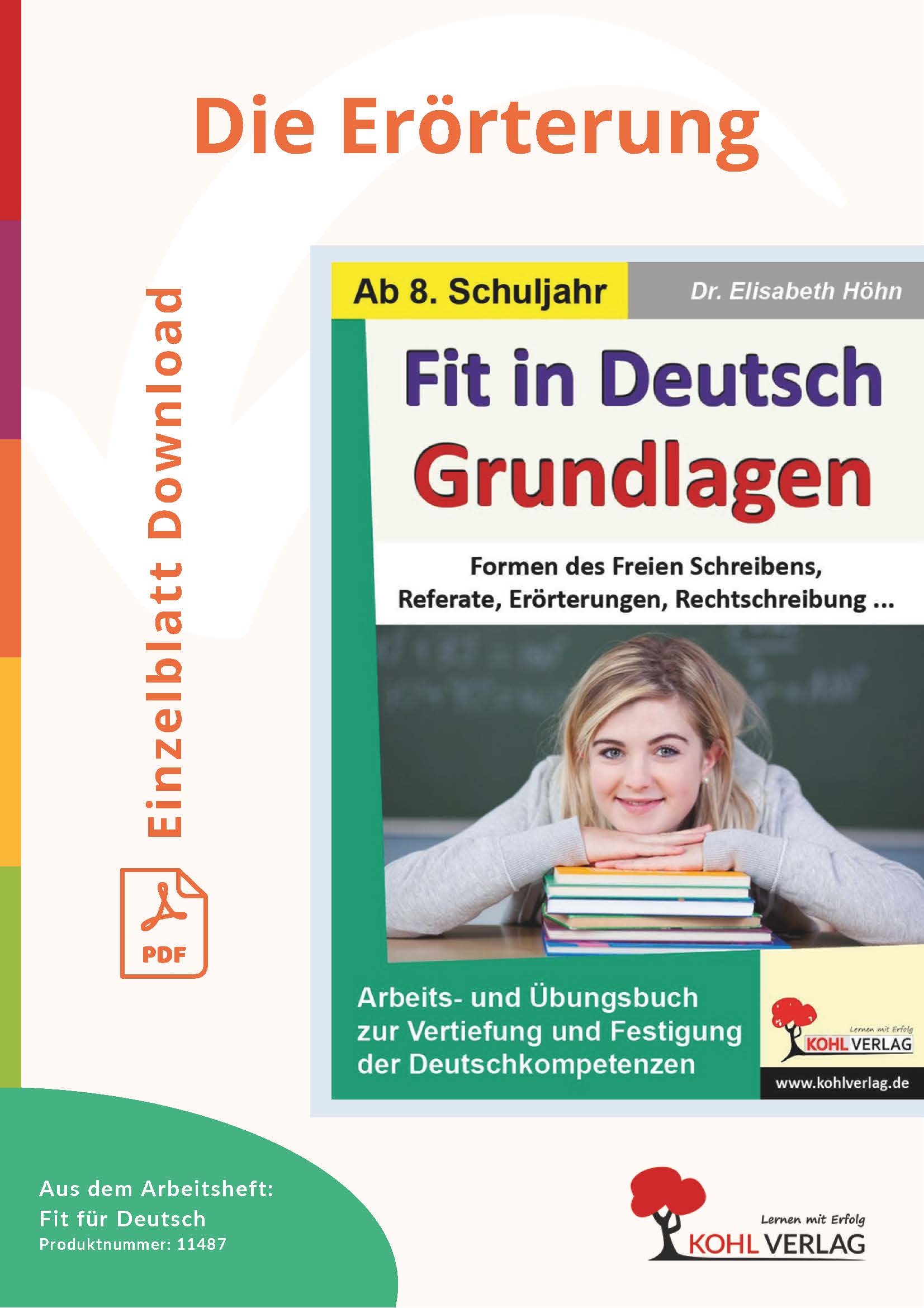 Fit in Deutsch - Grundlagen: Die Erörterung Fit in Deutsch - Grundlagen: Die Erörterung