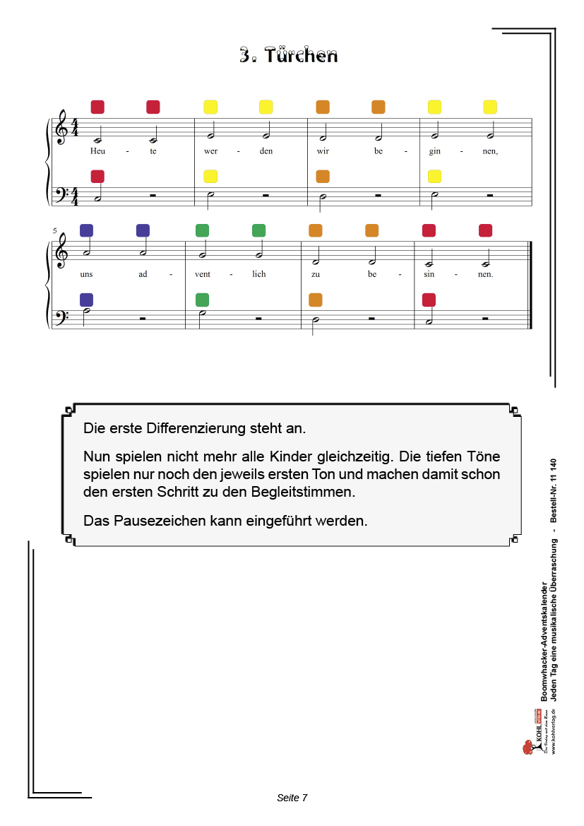 Boomwhackers-Adventskalender