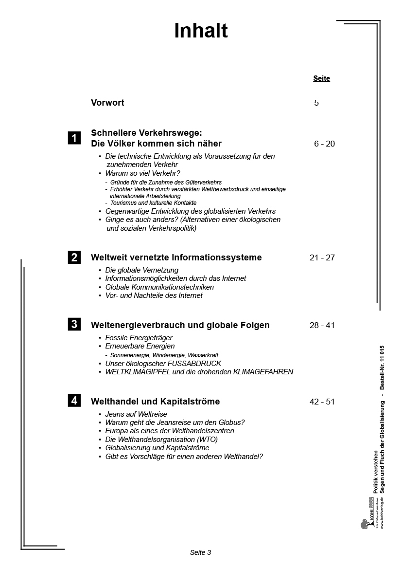 Politik verstehen / Globalisierung
