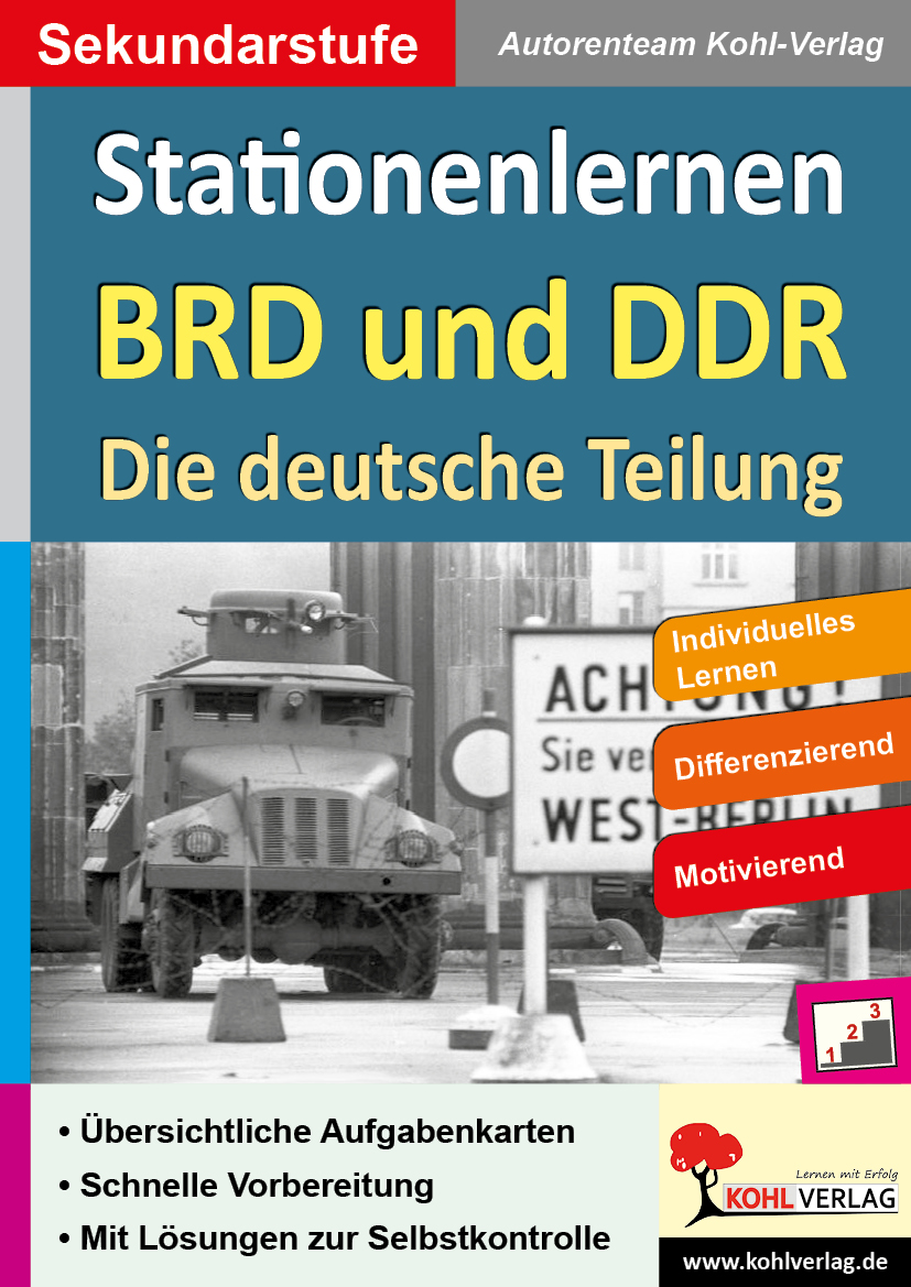 Stationenlernen BRD und DDR / Die deutsche Teilung
