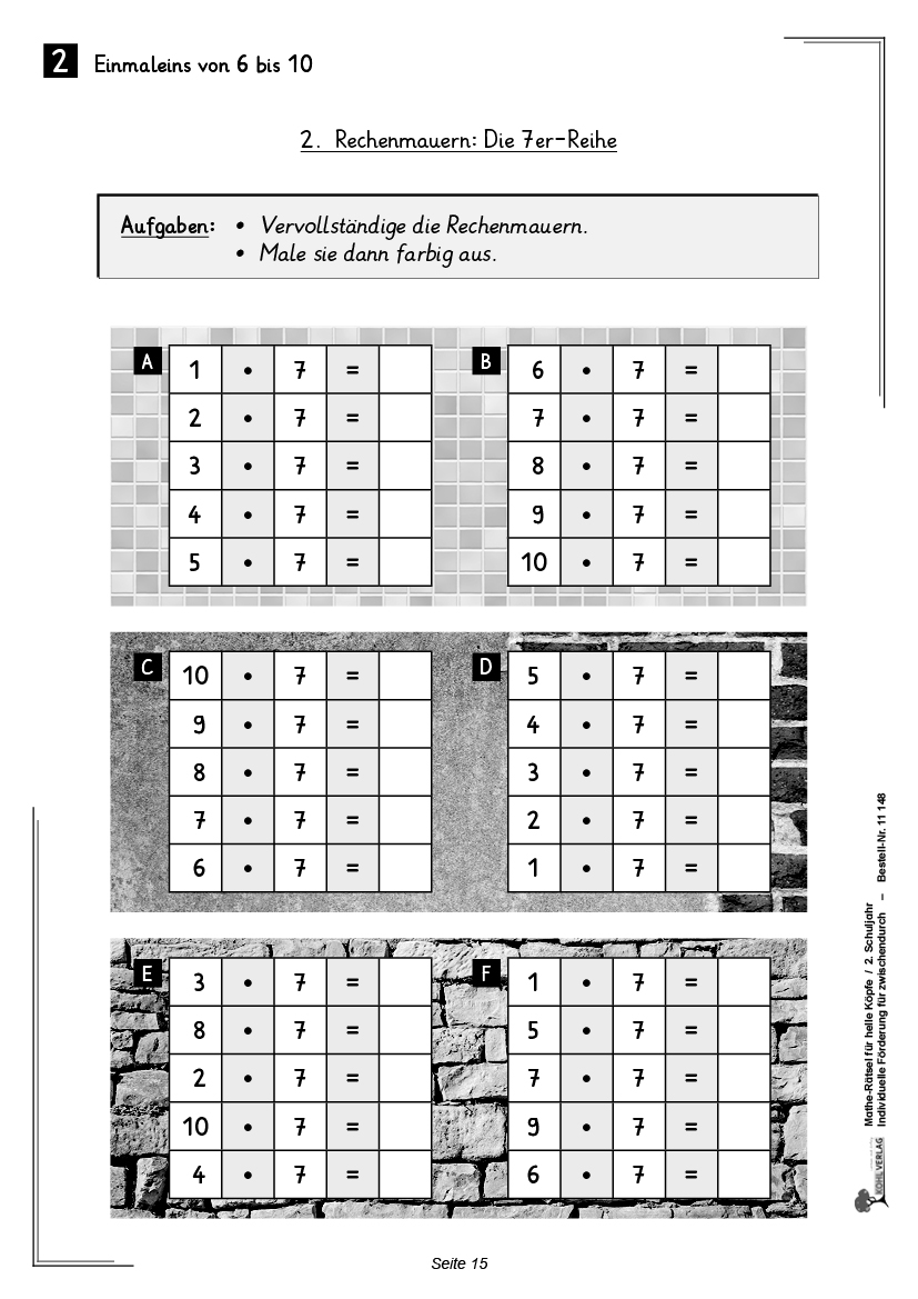 Mathe-Rätsel für helle Köpfe / Klasse 2