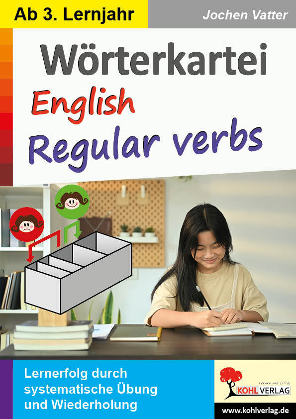 Wörterkartei Englisch / Regular verbs