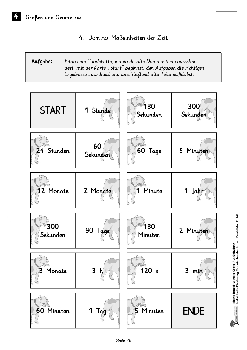 Mathe-Rätsel für helle Köpfe / Klasse 3