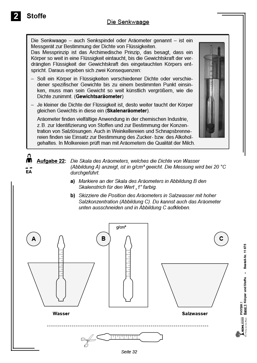 Physik ! / Band 1: Körper und Stoffe