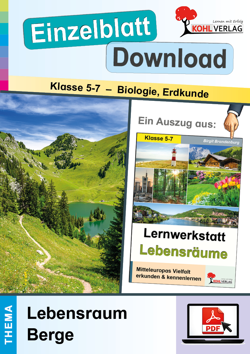 Lernwerkstatt Lebensräume: Lebensraum Berge