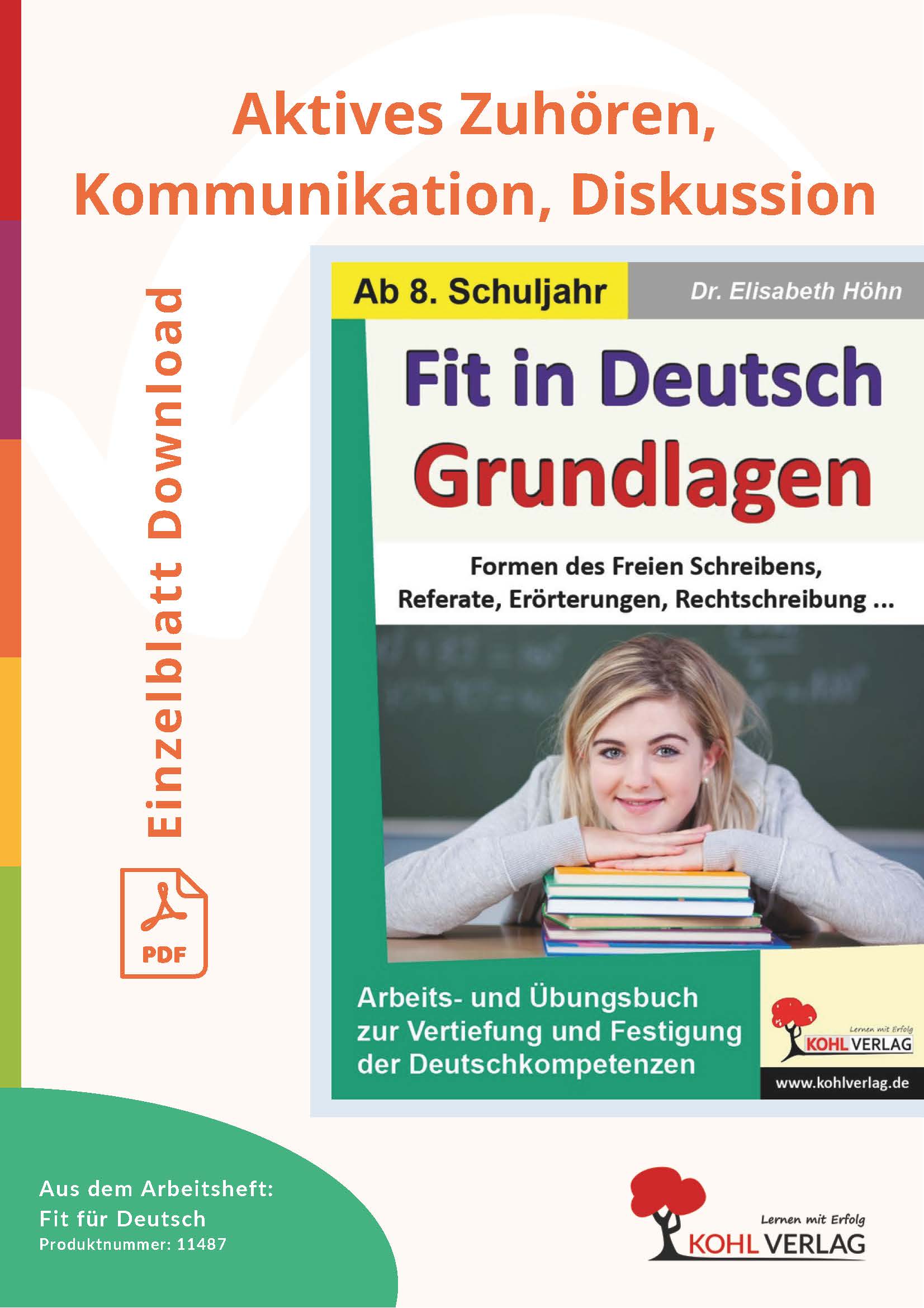 Fit in Deutsch - Grundlagen: Aktives Zuhören, Kommunikation, Diskussion