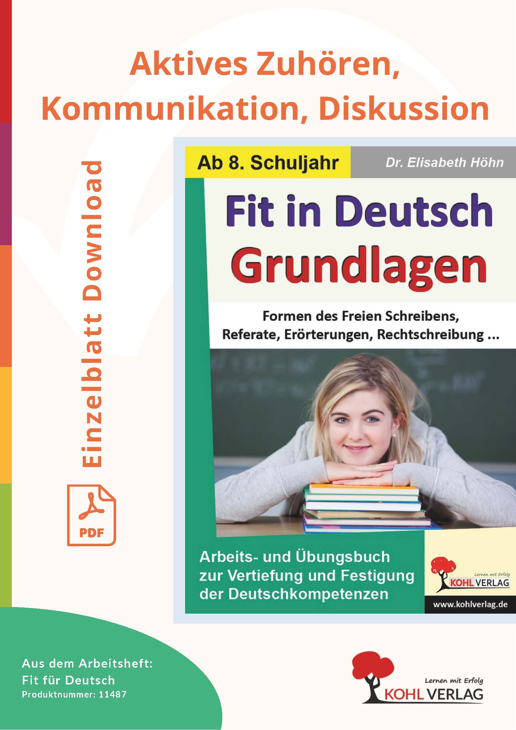 Fit in Deutsch - Grundlagen: Aktives Zuhören, Kommunikation, Diskussion Fit in Deutsch - Grundlagen: Aktives Zuhören, Kommunikation, Diskussion