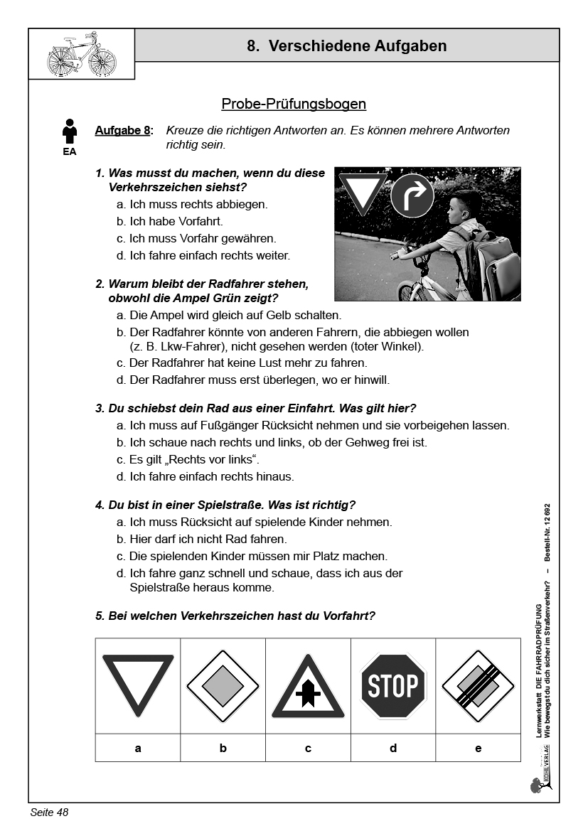 Lernwerkstatt Die Fahrradprüfung