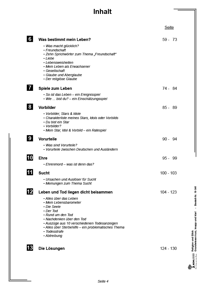 Religion und Ethik - Kurz, knapp & klar!