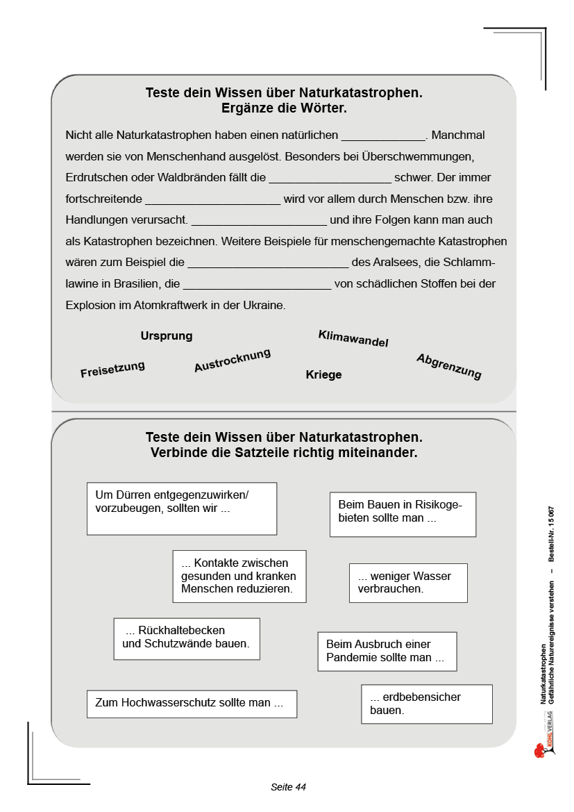 Naturkatastrophen Naturkatastrophen