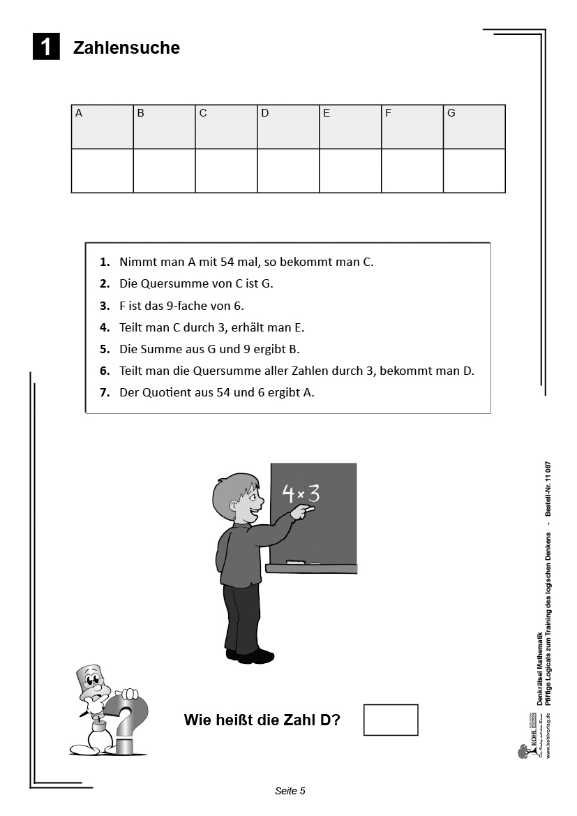 Logikrätsel Mathematik