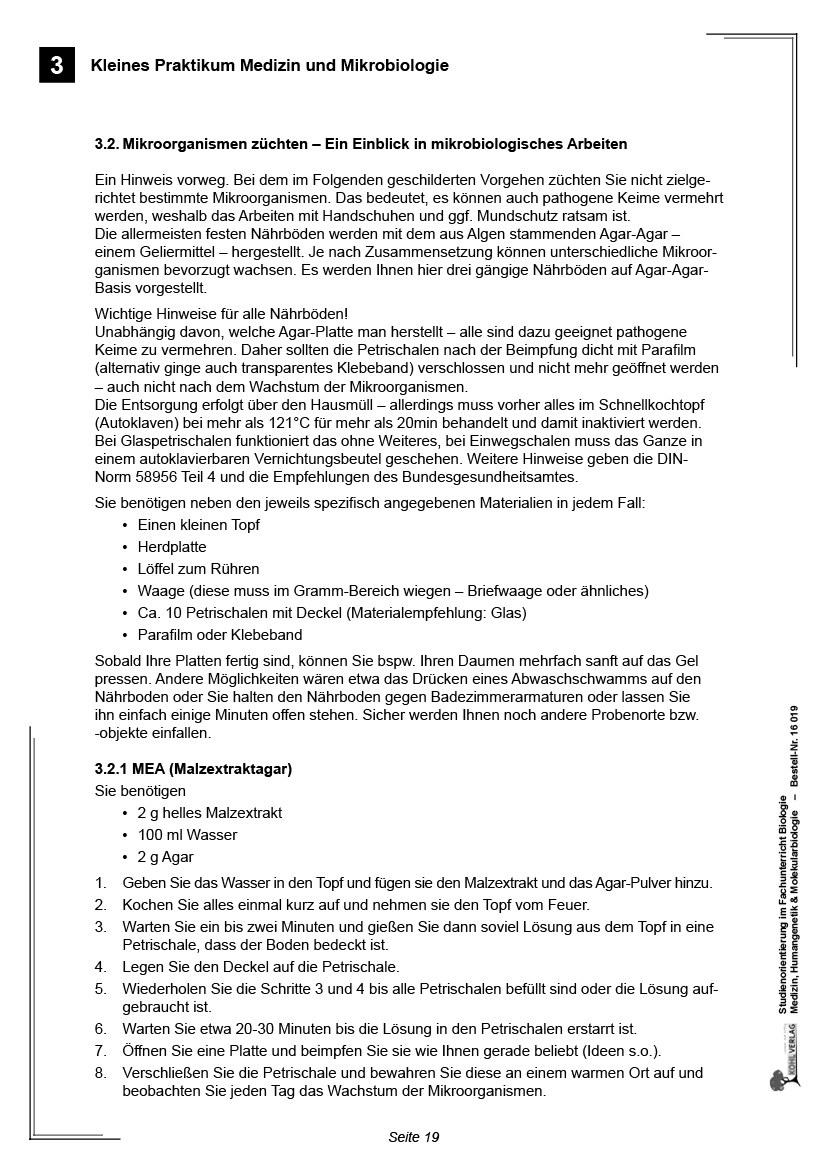 Studienorientierung Biologie - Band 1: Medizin, Humangenetik & Molekularbiologie